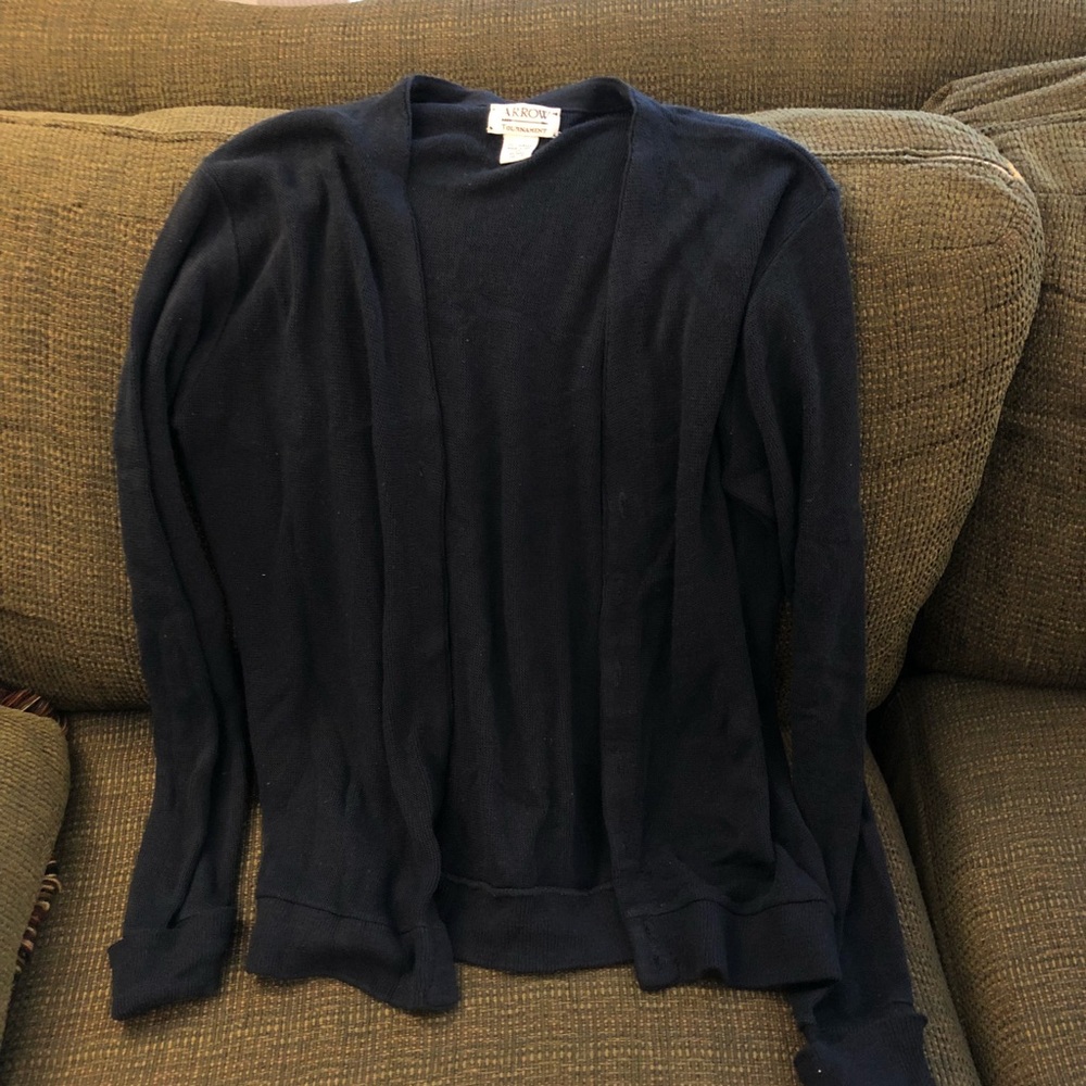 Cozy Navy Cardigan